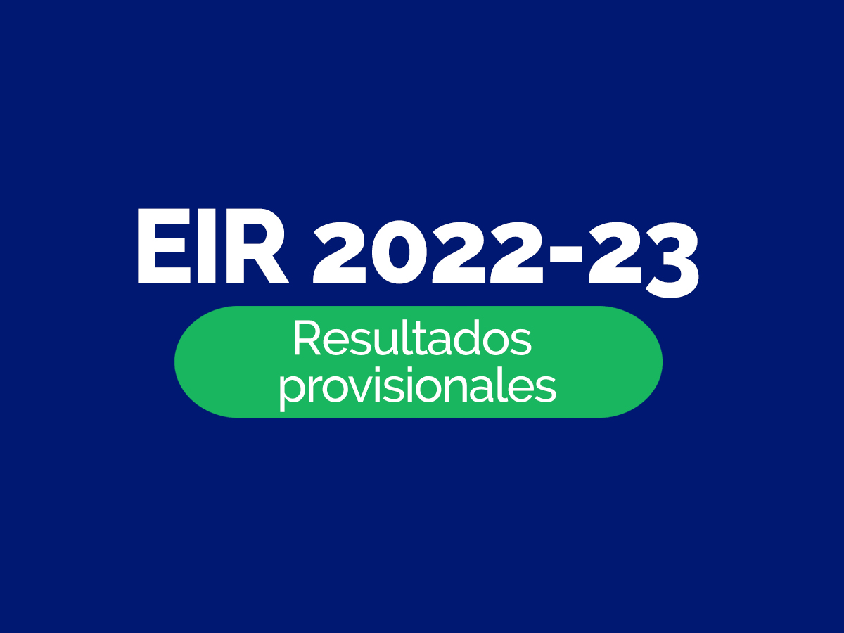 EIR 2022: resultados provisionales