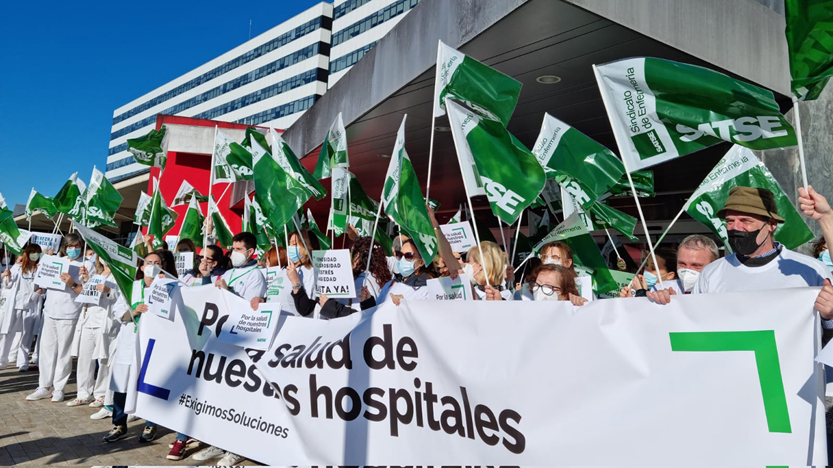 Movilizaciones en los hospitales de Asturias