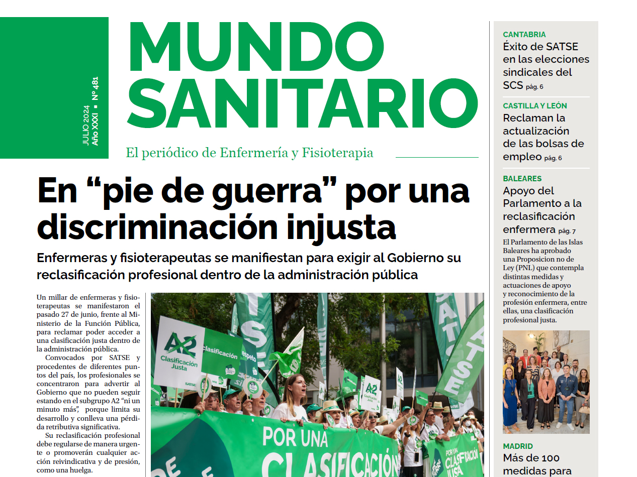 Mundo Sanitario: Julio 2024