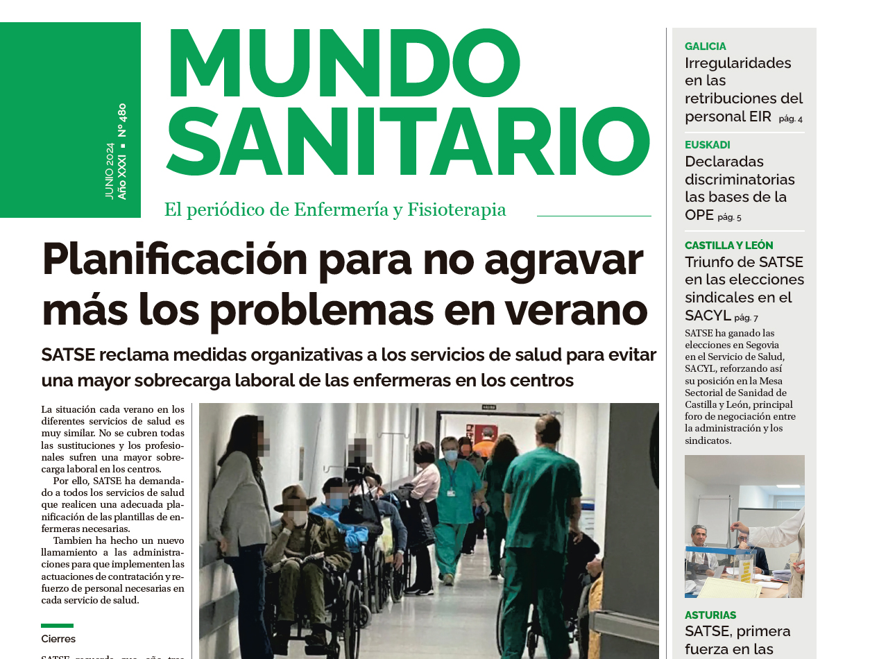 Mundo Sanitario: Junio 2024