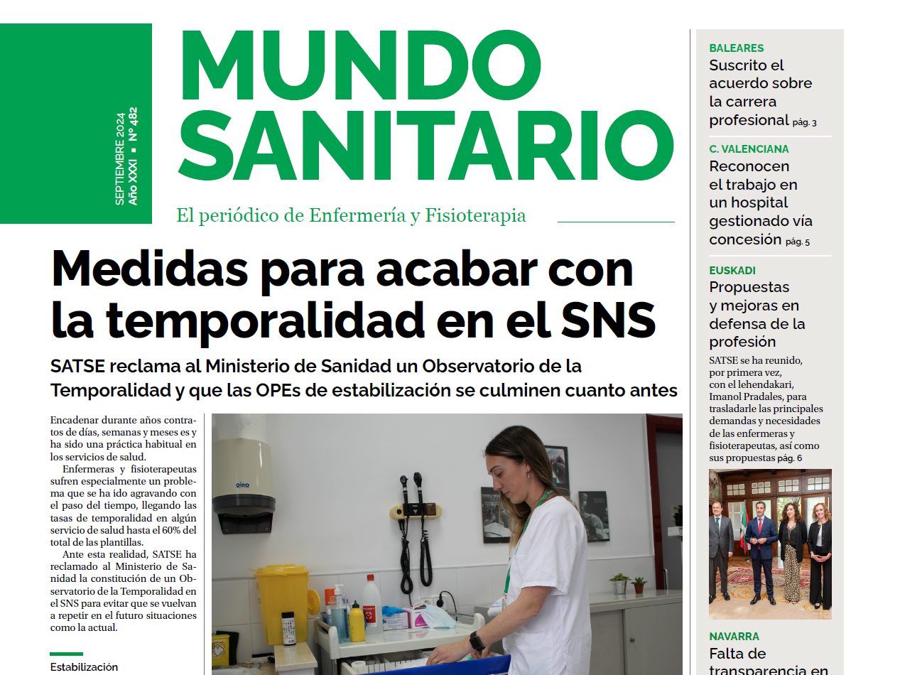 Mundo Sanitario: Septiembre 2024